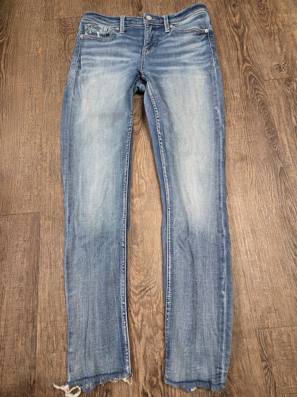 Buckle Black Stretch Skinny Jeans Size 26